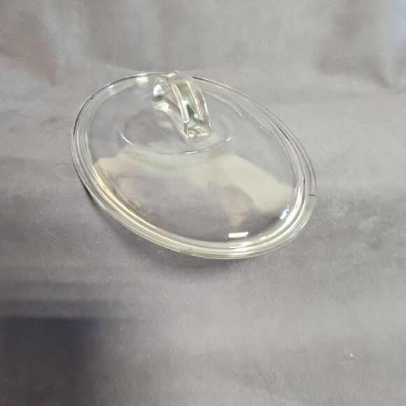 Pyrex L-31-C Oval Lid, Corning White Flora, Fits 1.25 Quart Casserole - Picture 7 of 10